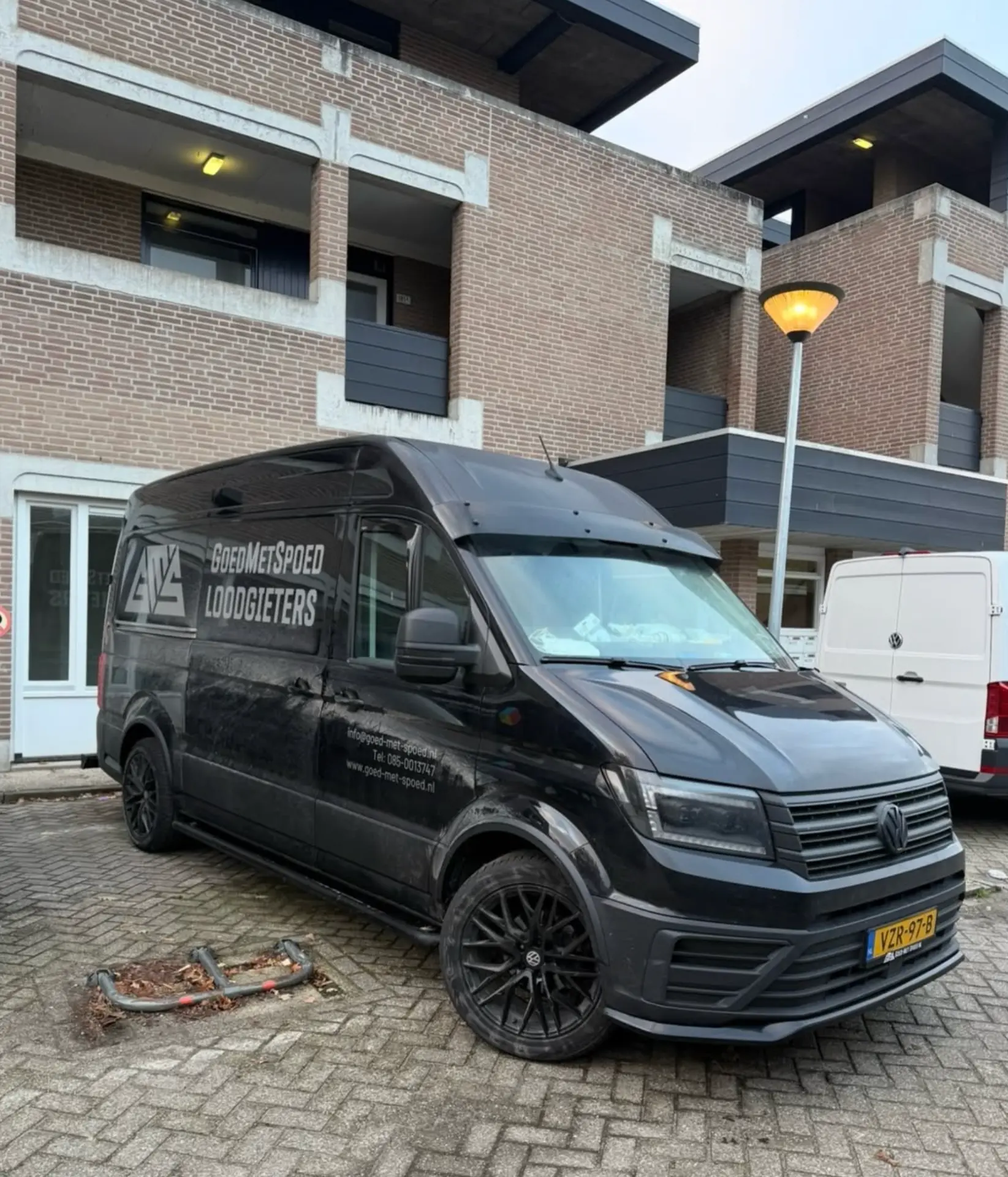 Servicewagen van GoedMetSpoed in de regio